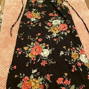 Floral long skirt